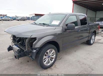 2018 FORD F-150 XL Gray  Gasoline 1FTEW1CP0JKD53203 photo #3