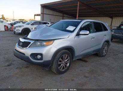 2011 KIA SORENTO EX V6 Silver  Gasoline 5XYKU4A20BG017706 photo #3