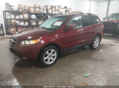 2007 HYUNDAI SANTA FE LIMITED/SE Red  Gasoline 5NMSH13E37H036709 photo #3