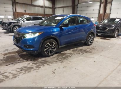 2019 HONDA HR-V SPORT Blue  Gasoline 3CZRU6H1XKG709698 photo #3