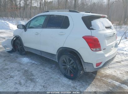 2020 CHEVROLET TRAX AWD LT White  Gasoline KL7CJPSB5LB322690 photo #4