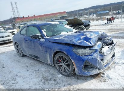 2024 BMW M240 I XDRIVE Blue  Gasoline 3MW53CM06R8E14358 photo #1