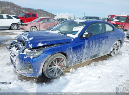 2024 BMW M240 I XDRIVE Blue  Gasoline 3MW53CM06R8E14358 photo #3