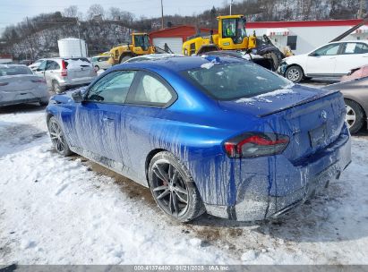 2024 BMW M240 I XDRIVE Blue  Gasoline 3MW53CM06R8E14358 photo #4