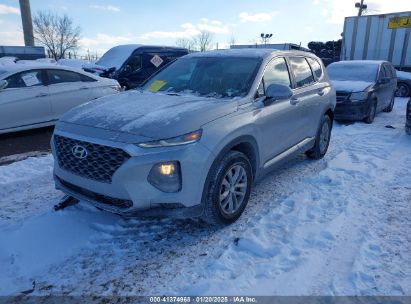 2020 HYUNDAI SANTA FE SE Silver  Gasoline 5NMS2CADXLH272128 photo #3