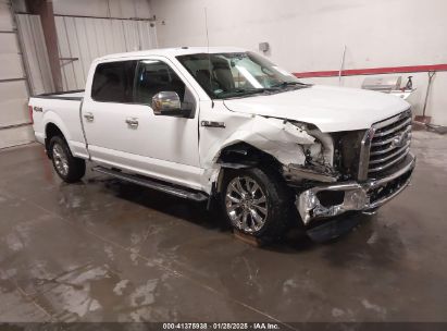 2016 FORD F-150 XLT White  Gasoline 1FTFW1EF0GKE94242 photo #1