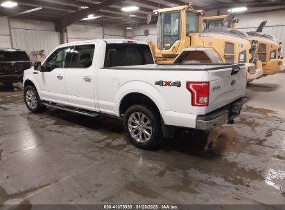 2016 FORD F-150 XLT White  Gasoline 1FTFW1EF0GKE94242 photo #4