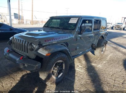 2020 JEEP WRANGLER UNLIMITED RUBICON 4X4 Gray  Gasoline 1C4HJXFG5LW260893 photo #3