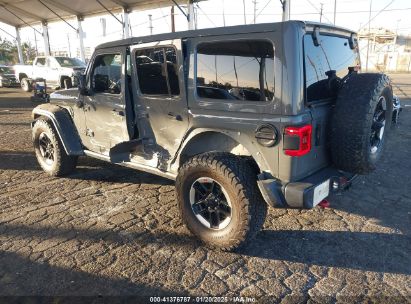 2020 JEEP WRANGLER UNLIMITED RUBICON 4X4 Gray  Gasoline 1C4HJXFG5LW260893 photo #4