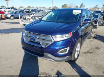 2016 FORD EDGE SEL Blue  Gasoline 2FMPK3J94GBC17689 photo #3