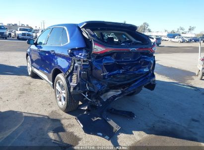 2016 FORD EDGE SEL Blue  Gasoline 2FMPK3J94GBC17689 photo #4