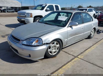 2000 HONDA CIVIC VALUE PACKAGE Silver  Gasoline 2HGEJ6611YH576498 photo #3