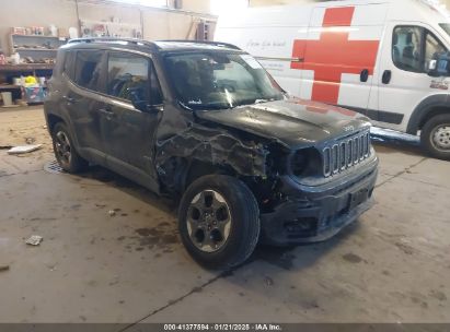 2017 JEEP RENEGADE SPORT 4X4 Gray  Gasoline ZACCJBAB1HPG38382 photo #1