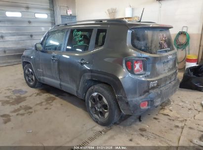 2017 JEEP RENEGADE SPORT 4X4 Gray  Gasoline ZACCJBAB1HPG38382 photo #4