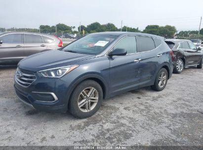 2018 HYUNDAI SANTA FE SPORT 2.4L Gray  Gasoline 5NMZT3LB2JH080268 photo #3