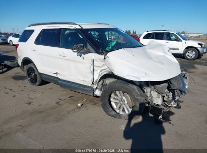 2017 FORD EXPLORER XLT White  Gasoline 1FM5K7DH7HGB32647 photo #1