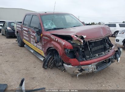 2014 FORD F-150 XLT Maroon  Gasoline 5XXGM4A78DG253593 photo #1