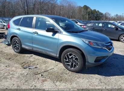 2016 HONDA CR-V SE Turquoise  Gasoline 2HKRM4H48GH699093 photo #1