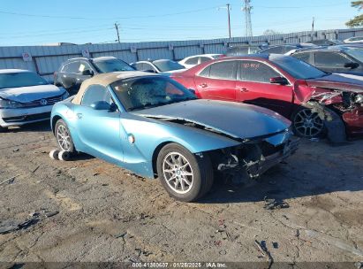 2003 BMW Z4 2.5I Light Blue  Gasoline 4USBT33403LS47449 photo #1