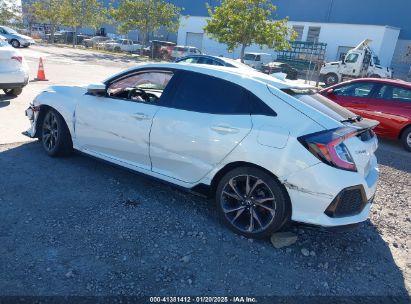 2018 HONDA CIVIC SPORT TOURING White  Gasoline SHHFK7H93JU423513 photo #4