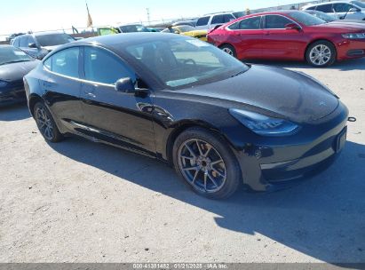 2021 TESLA MODEL 3 STANDARD RANGE PLUS REAR-WHEEL DRIVE Black  Electric 5YJ3E1EA9MF854398 photo #1