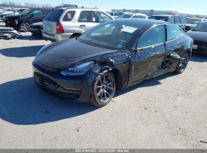 2021 TESLA MODEL 3 STANDARD RANGE PLUS REAR-WHEEL DRIVE Black  Electric 5YJ3E1EA9MF854398 photo #3