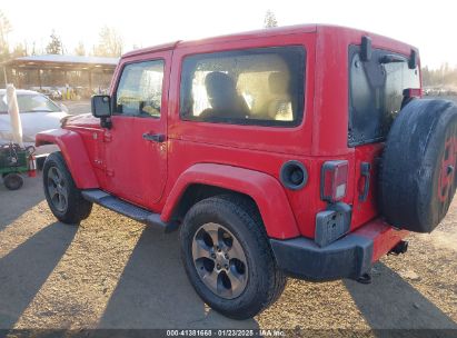 2018 JEEP WRANGLER JK SAHARA 4X4 Red  Flexible Fuel 1C4AJWBG2JL936412 photo #4