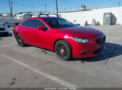 2015 MAZDA MAZDA6 I TOURING Burgundy  Gasoline JM1GJ1V53F1191096 photo #1