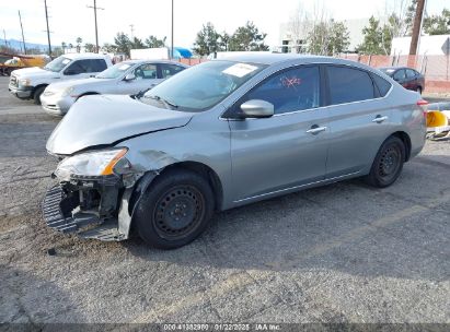 2013 NISSAN SENTRA S Gray  Gasoline 3N1AB7AP8DL716241 photo #3