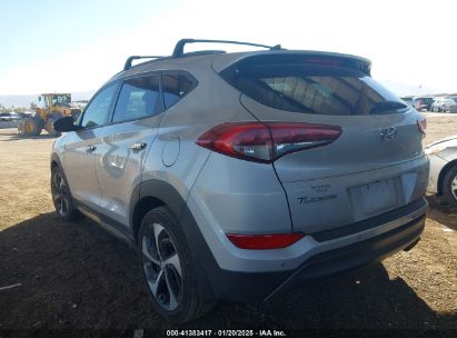 2016 HYUNDAI TUCSON LIMITED Silver  Gasoline KM8J33A21GU151232 photo #4