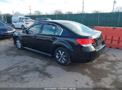 2012 SUBARU LEGACY 2.5I PREMIUM Black  Gasoline 4S3BMBB66C3019889 photo #4