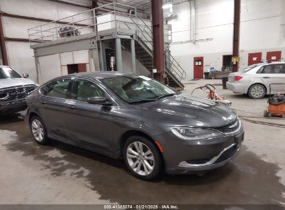 2015 CHRYSLER 200 LIMITED Gray  Gasoline 1C3CCCAB0FN622426 photo #1