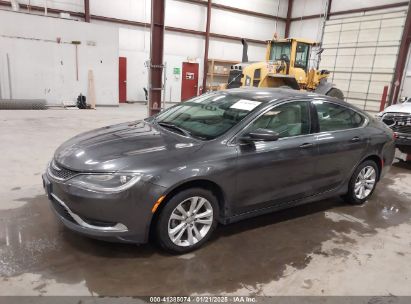 2015 CHRYSLER 200 LIMITED Gray  Gasoline 1C3CCCAB0FN622426 photo #3