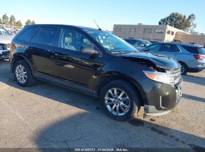 2013 FORD EDGE SEL Black  Gasoline 2FMDK3JC8DBC96715 photo #1