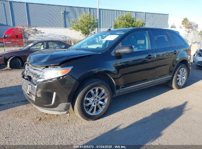 2013 FORD EDGE SEL Black  Gasoline 2FMDK3JC8DBC96715 photo #3