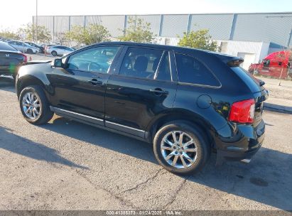 2013 FORD EDGE SEL Black  Gasoline 2FMDK3JC8DBC96715 photo #4