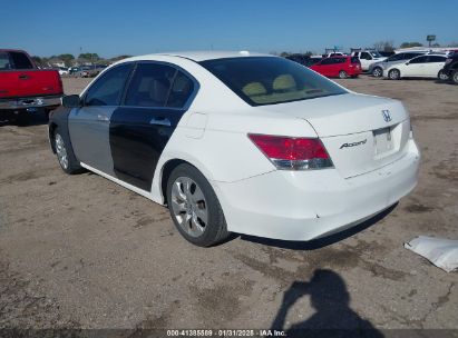 2008 HONDA ACCORD 2.4 EX-L White  Gasoline JHMCP26828C003203 photo #4