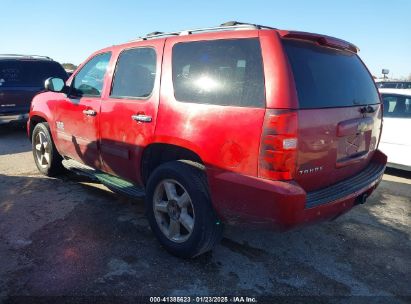 2013 CHEVROLET TAHOE LS Red  Flexible Fuel 1GNSCAE08DR232045 photo #4