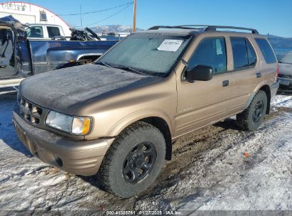 2002 ISUZU RODEO LS 3.2L/LSE 3.2L V6/S/S 3.2L V6 Tan  Gasoline 4S2DM58W824320291 photo #3