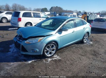 2012 FORD FOCUS SEL Light Blue  Gasoline 1FAHP3H23CL390185 photo #3