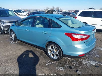 2012 FORD FOCUS SEL Light Blue  Gasoline 1FAHP3H23CL390185 photo #4