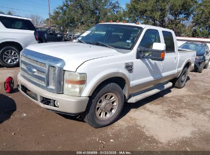 2008 FORD F-250 KING RANCH/LARIAT/XL/XLT White  Gasoline 1FTSW20558EB53454 photo #3