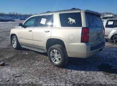 2017 CHEVROLET TAHOE LT Champagne  Gasoline 1GNSKBKC2HR111413 photo #4