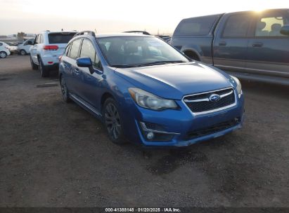 2015 SUBARU IMPREZA 2.0I SPORT LIMITED Blue  Gasoline JF1GPAW68F8275949 photo #1