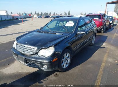 2005 MERCEDES-BENZ C 240 LUXURY Black  Gasoline WDBRH61J65F602981 photo #3