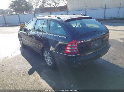 2005 MERCEDES-BENZ C 240 LUXURY Black  Gasoline WDBRH61J65F602981 photo #4