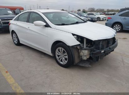 2012 HYUNDAI SONATA GLS White  Gasoline 5NPEB4AC5CH348254 photo #1