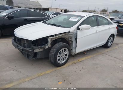 2012 HYUNDAI SONATA GLS White  Gasoline 5NPEB4AC5CH348254 photo #3