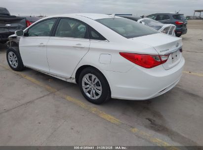 2012 HYUNDAI SONATA GLS White  Gasoline 5NPEB4AC5CH348254 photo #4