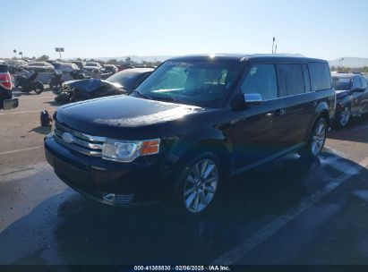 2012 FORD FLEX LIMITED Black  Gasoline 2FMGK5DC0CBD01652 photo #3